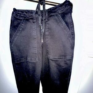 Judy blue black drawstring pant